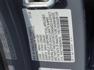 2025 Honda Accord SE
