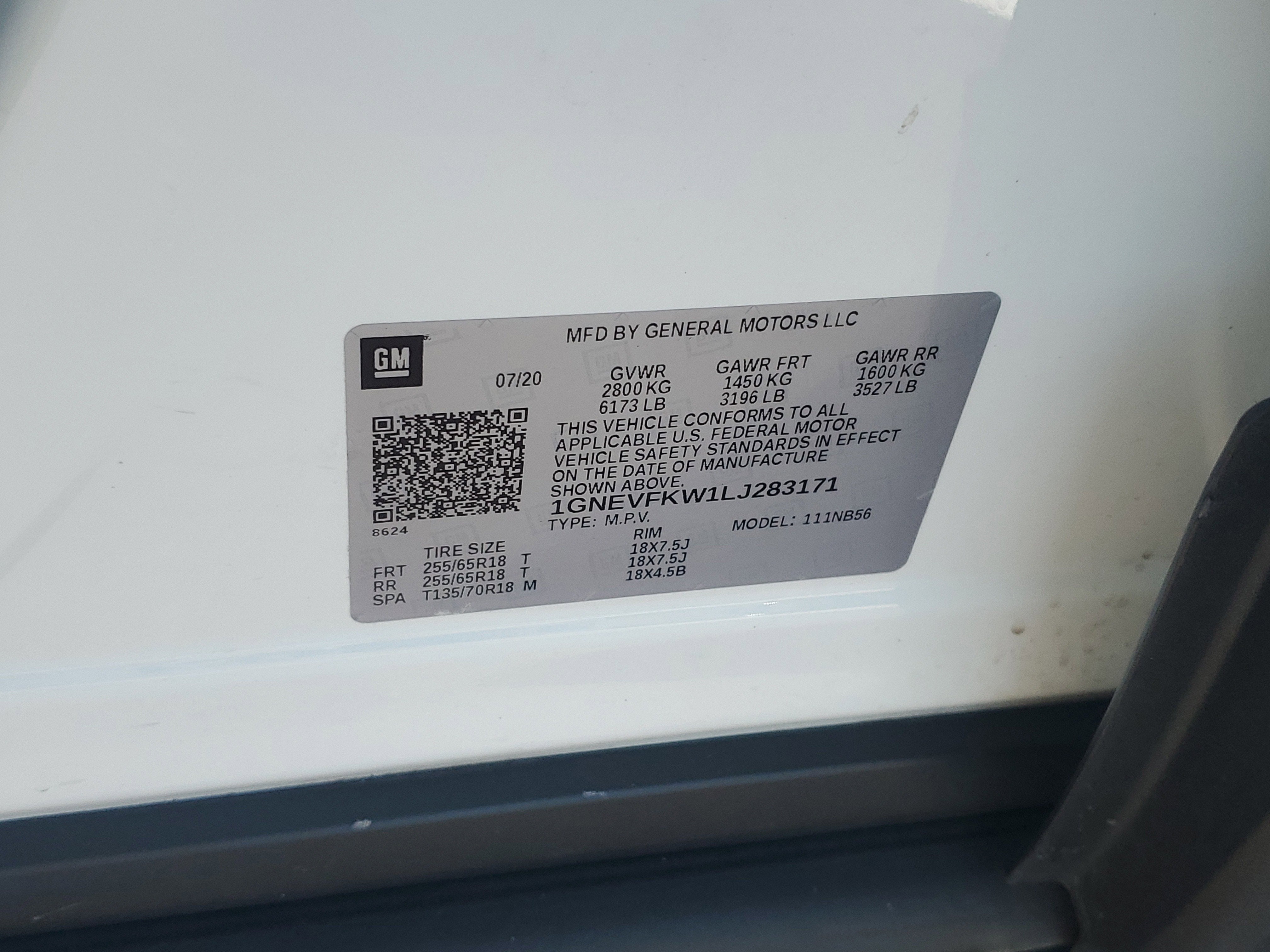 2020 Chevrolet Traverse LS