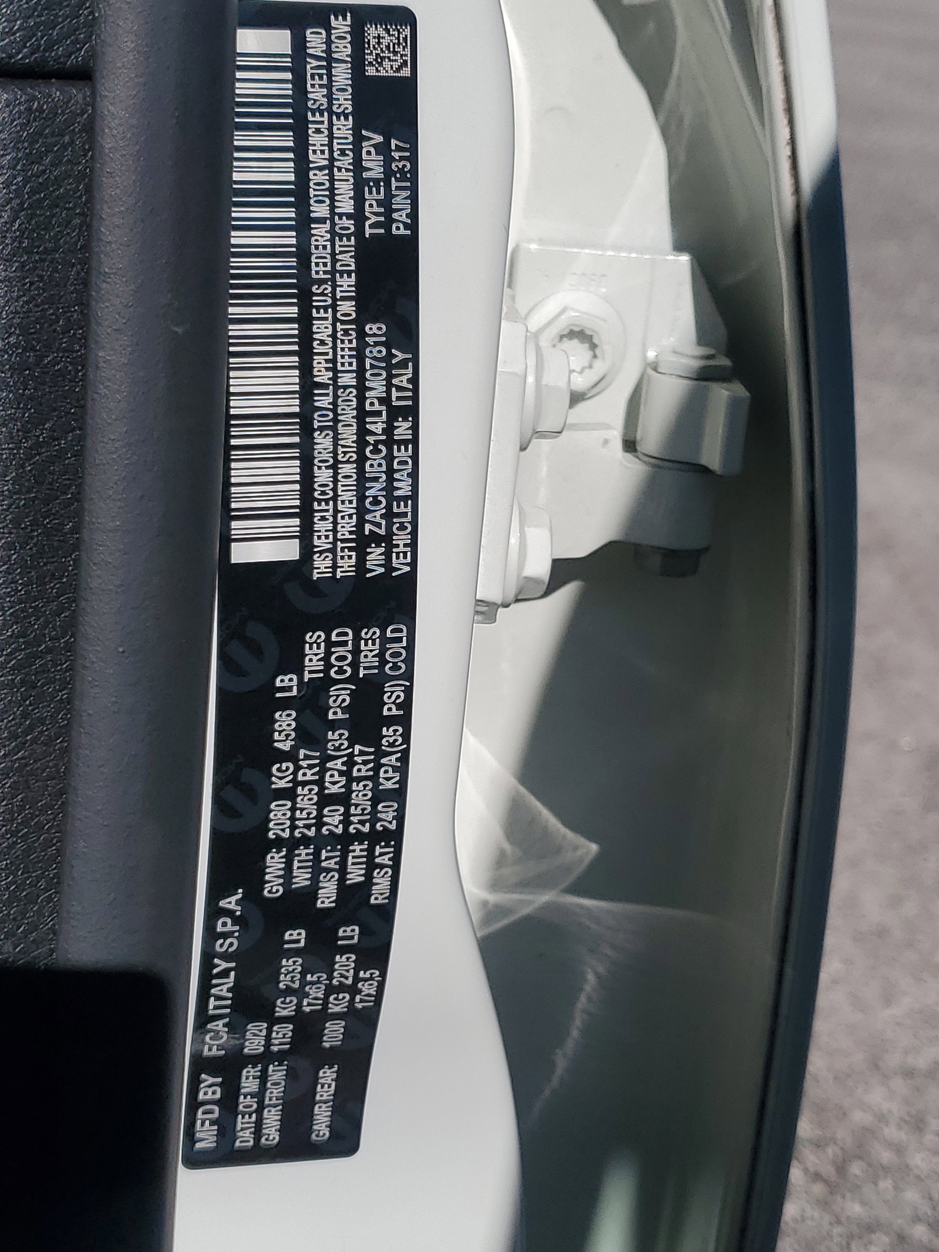 2020 Jeep Renegade Trailhawk