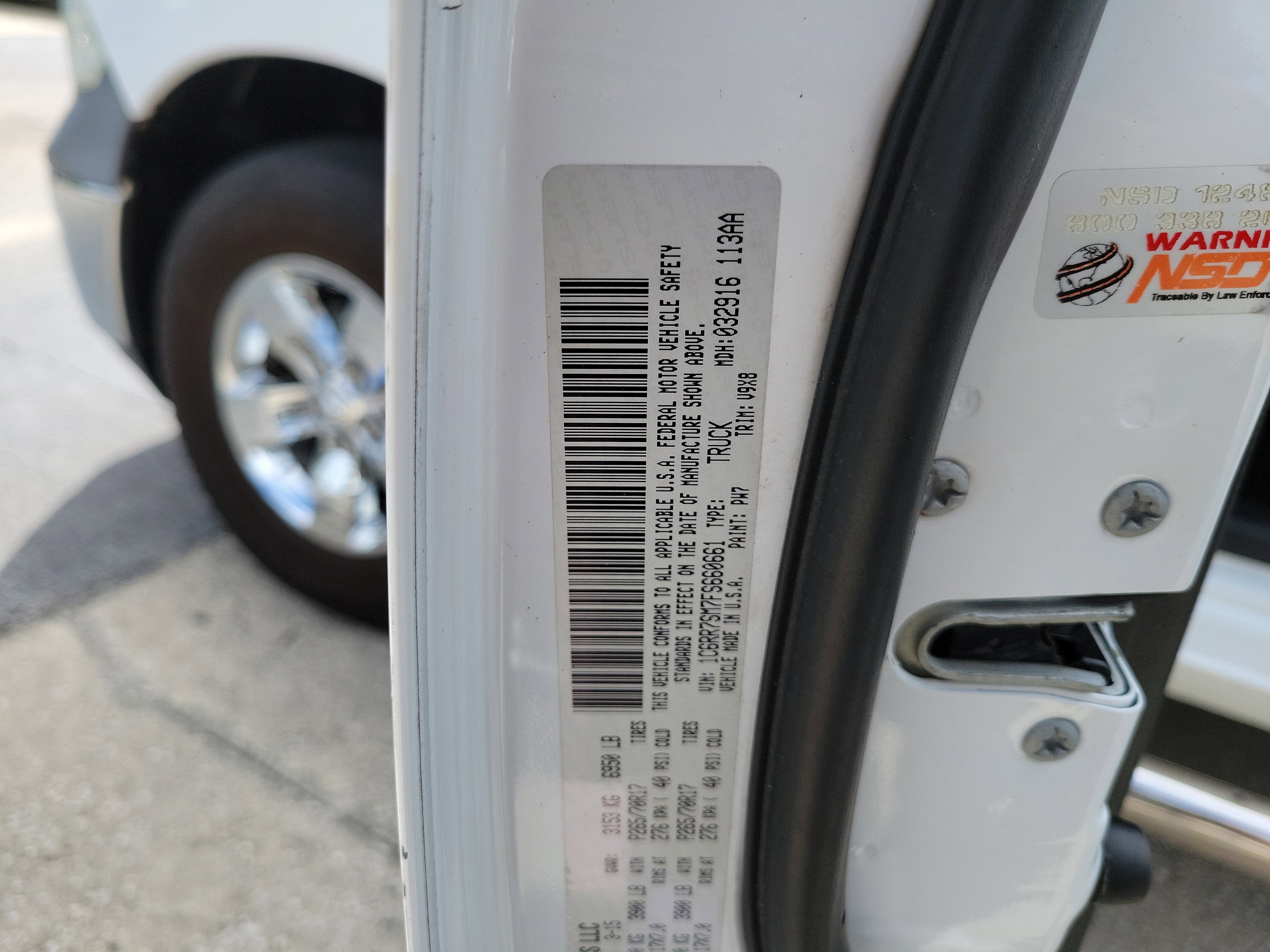 2015 RAM 1500 Tradesman