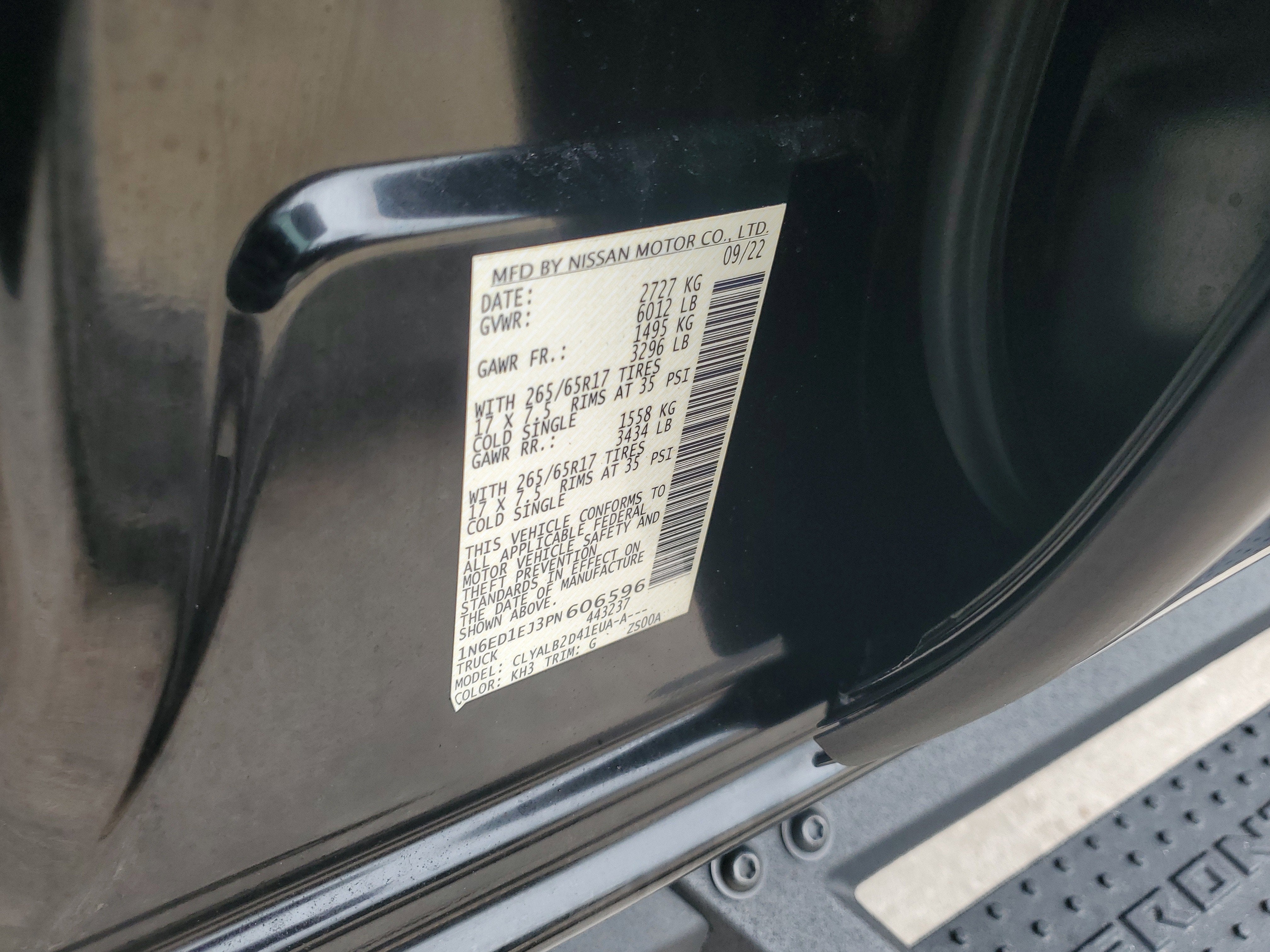 2023 Nissan Frontier SV