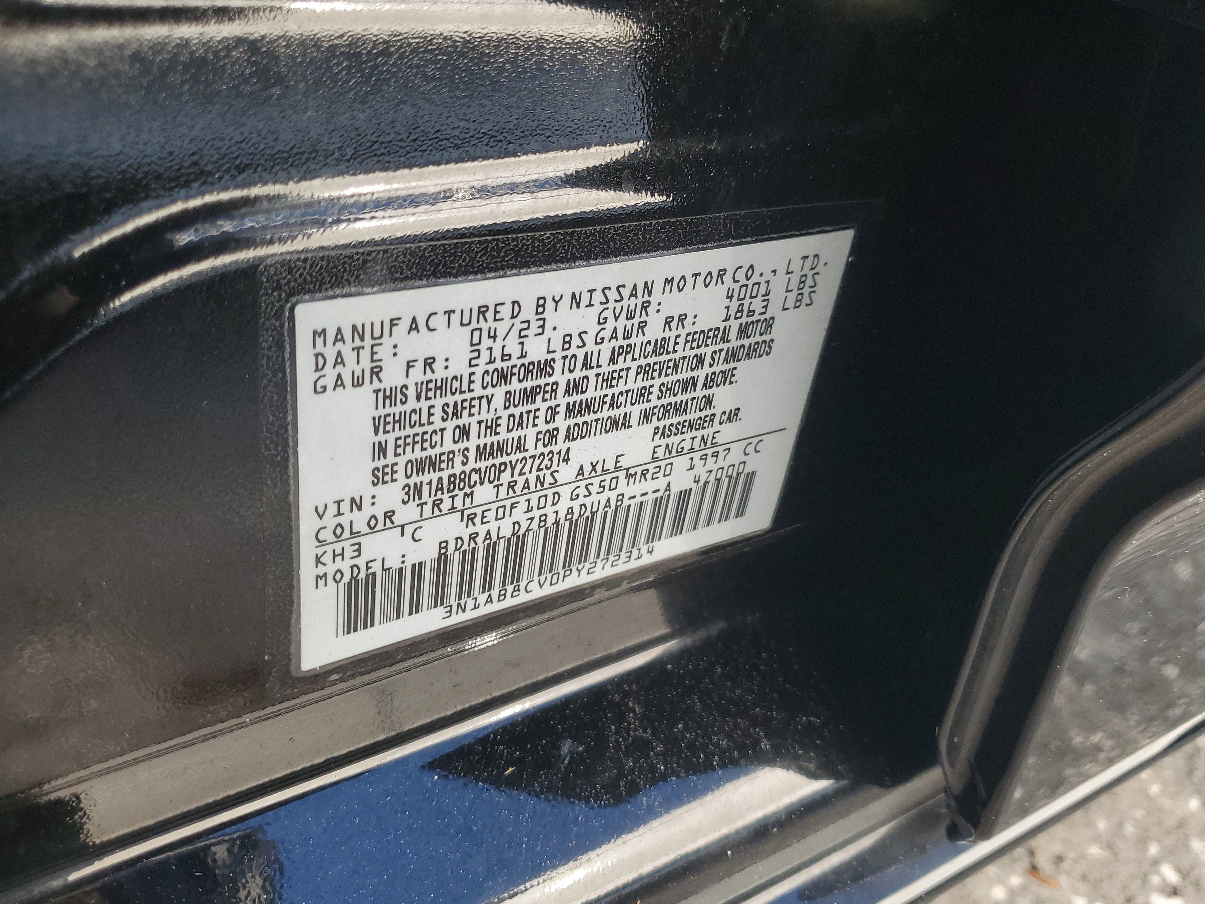 2023 Nissan Sentra SV