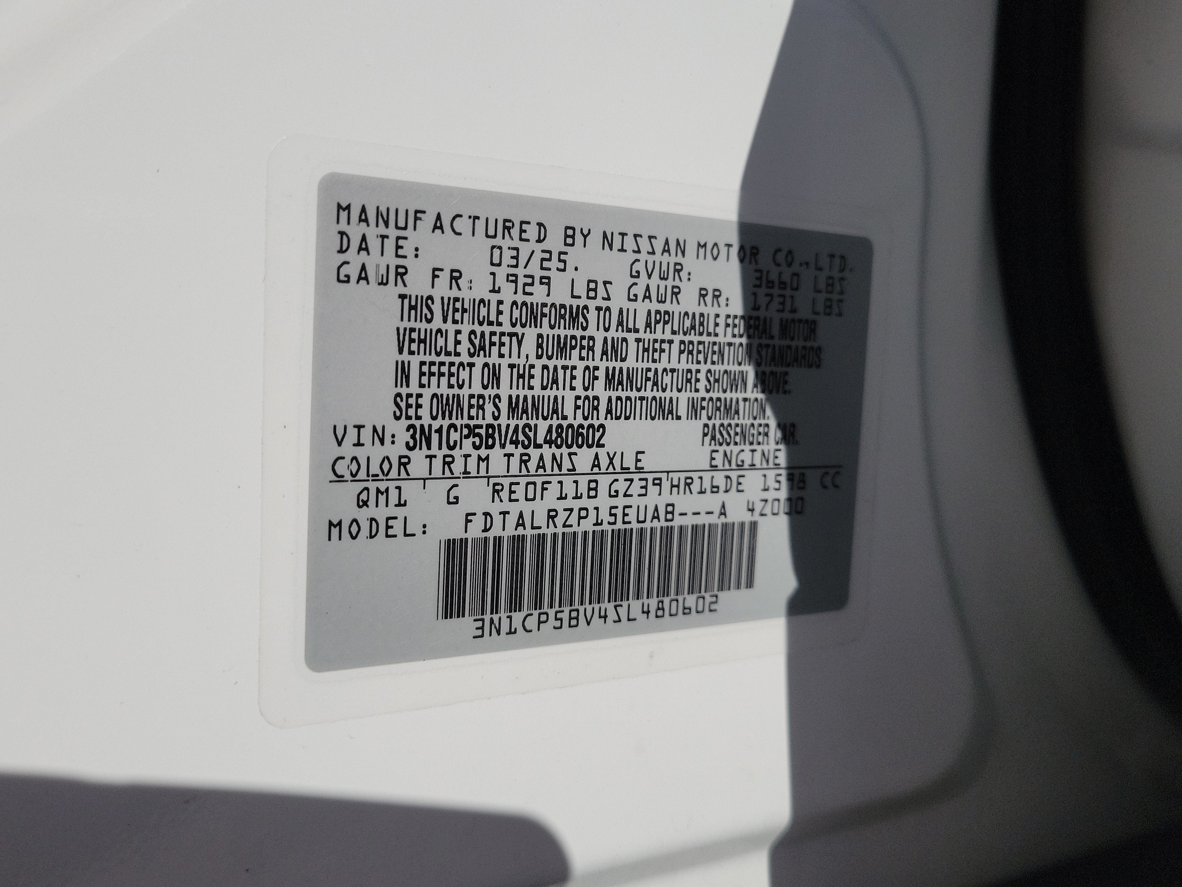 2025 Nissan Kicks Play S