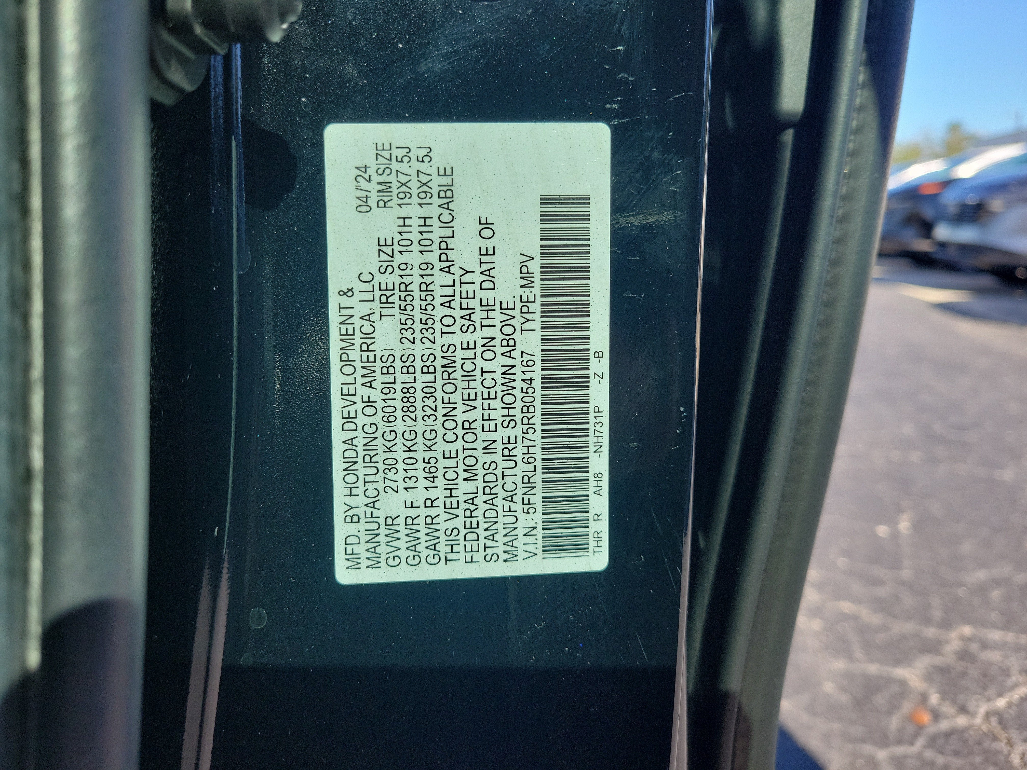 2024 Honda Odyssey Sport
