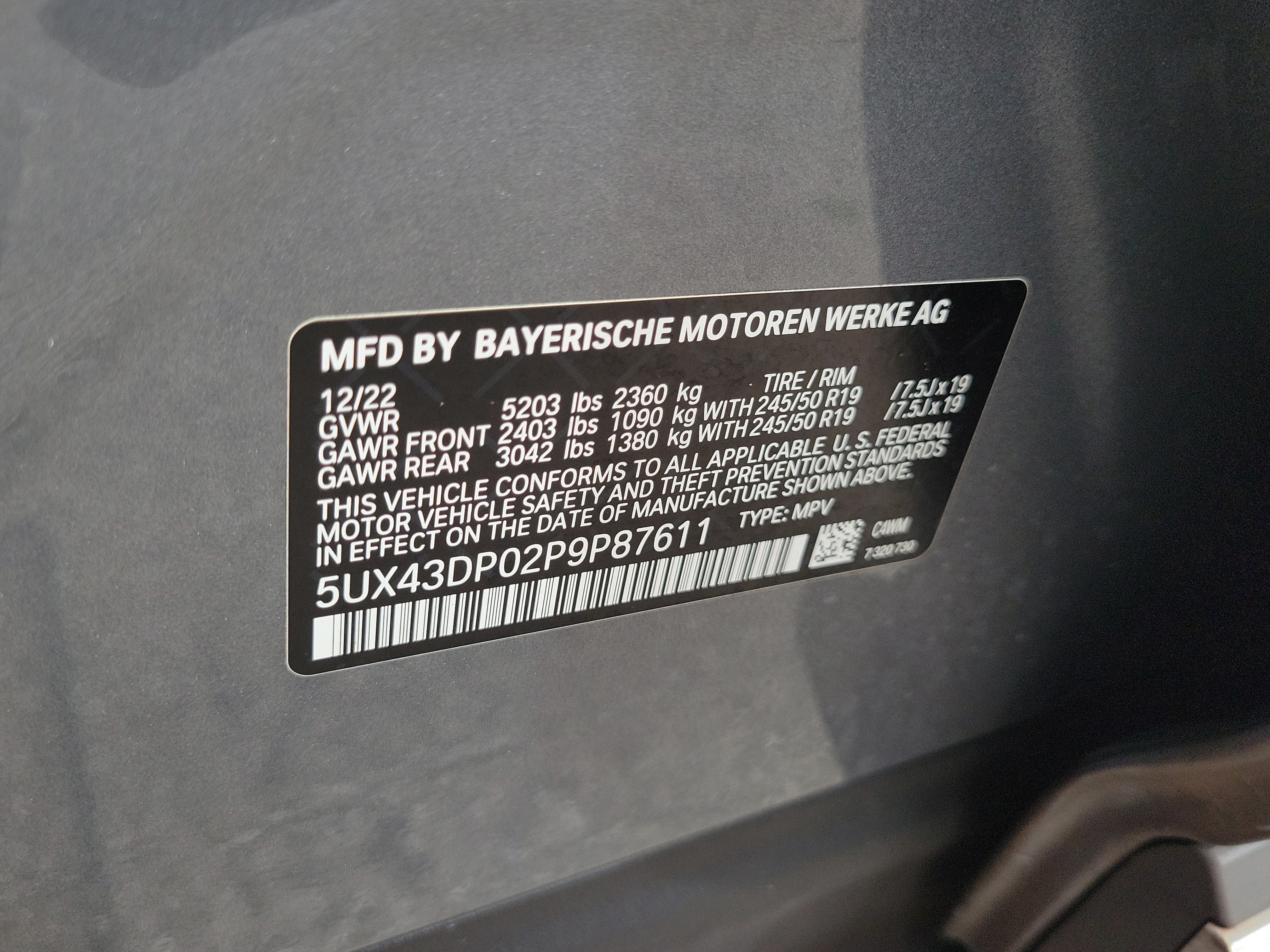 2023 BMW X3 sDrive30i