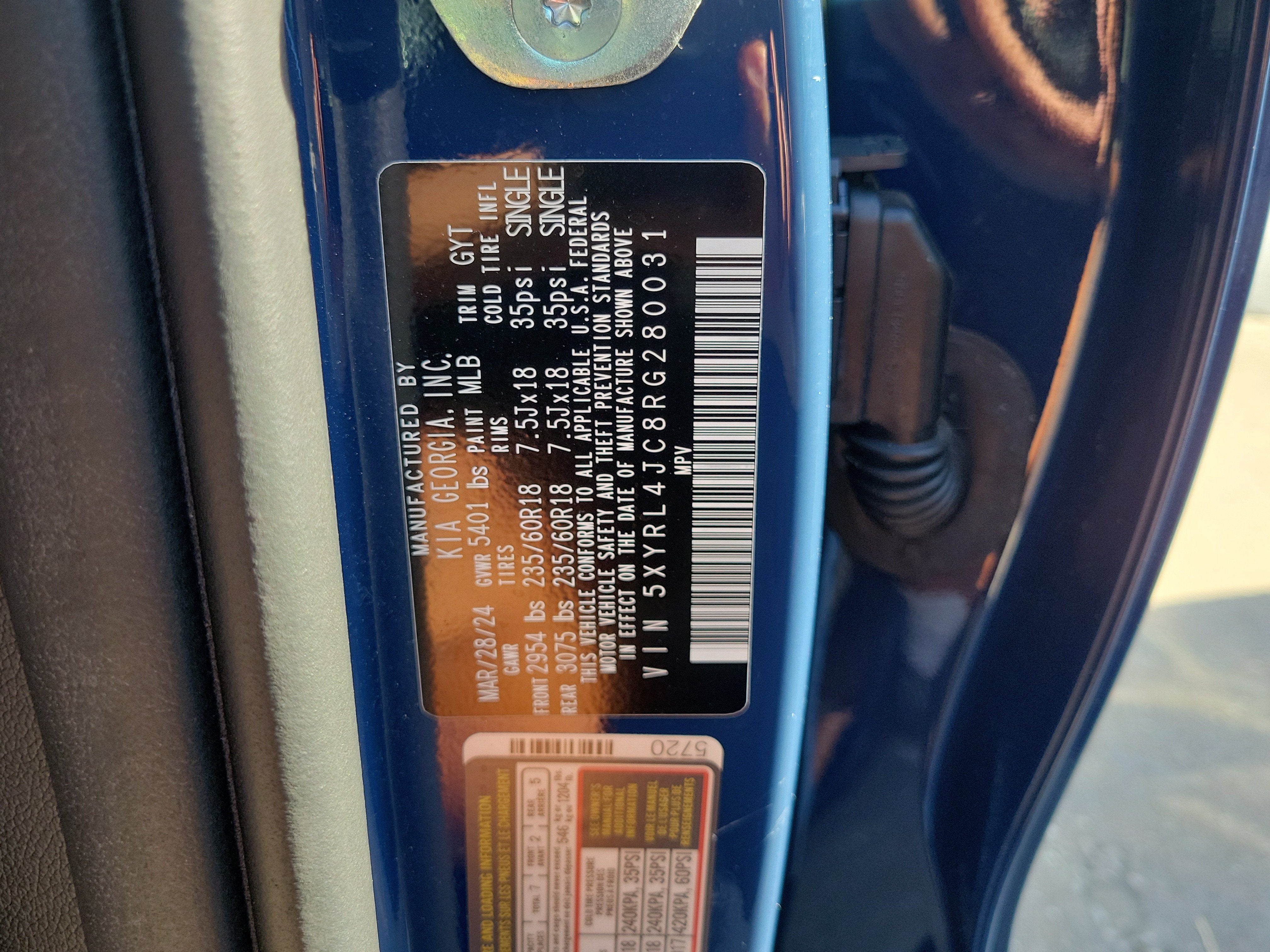 2024 Kia Sorento S