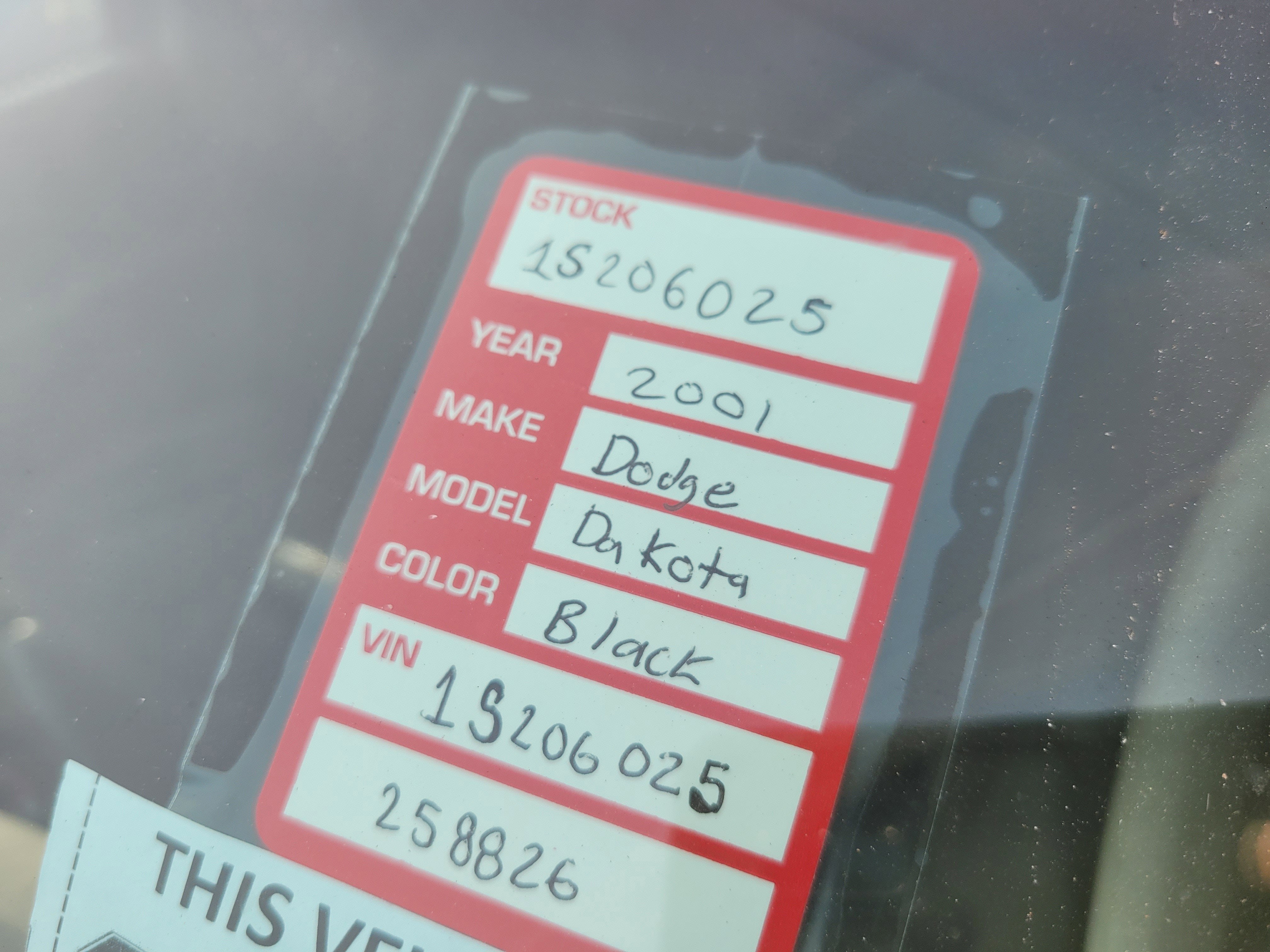 2001 Dodge Dakota Sport