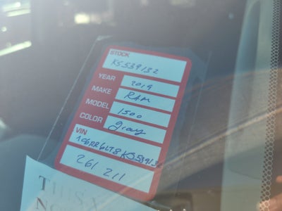 2019 RAM 1500 Classic Lone Star