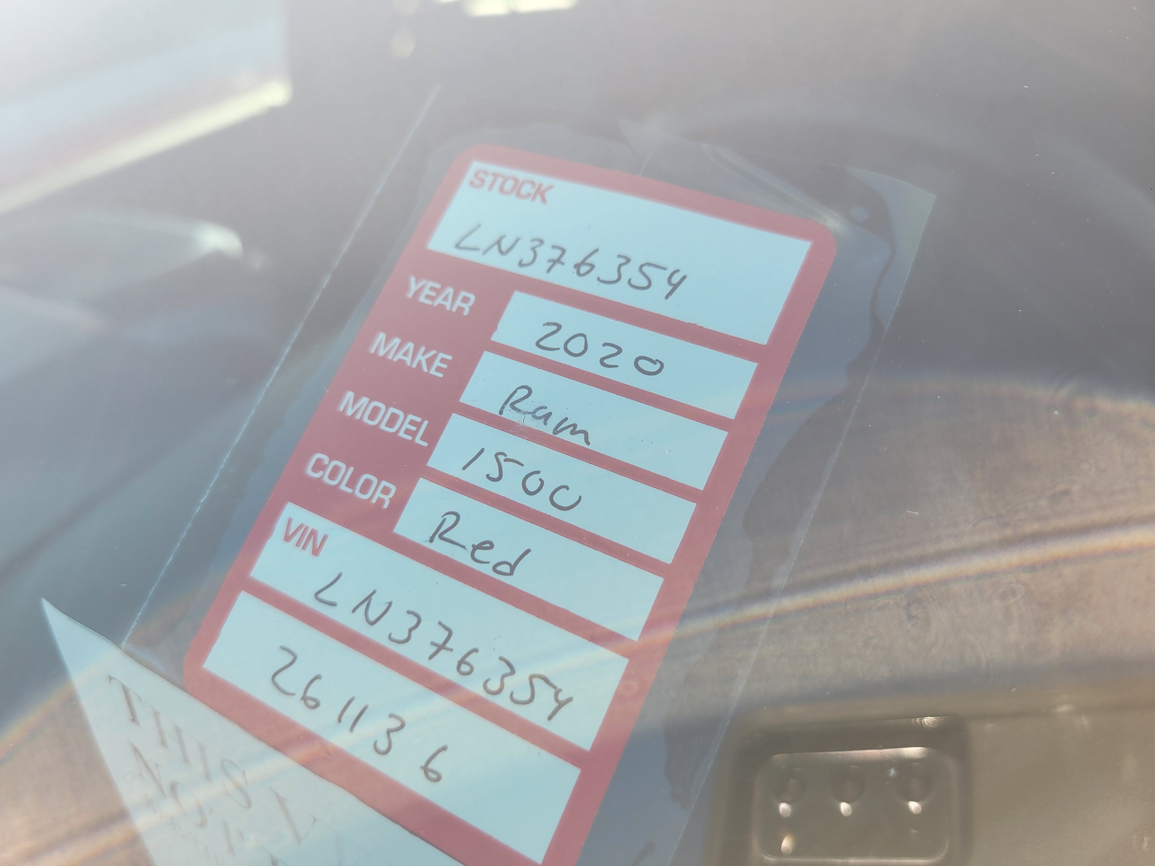 2020 RAM 1500 Rebel