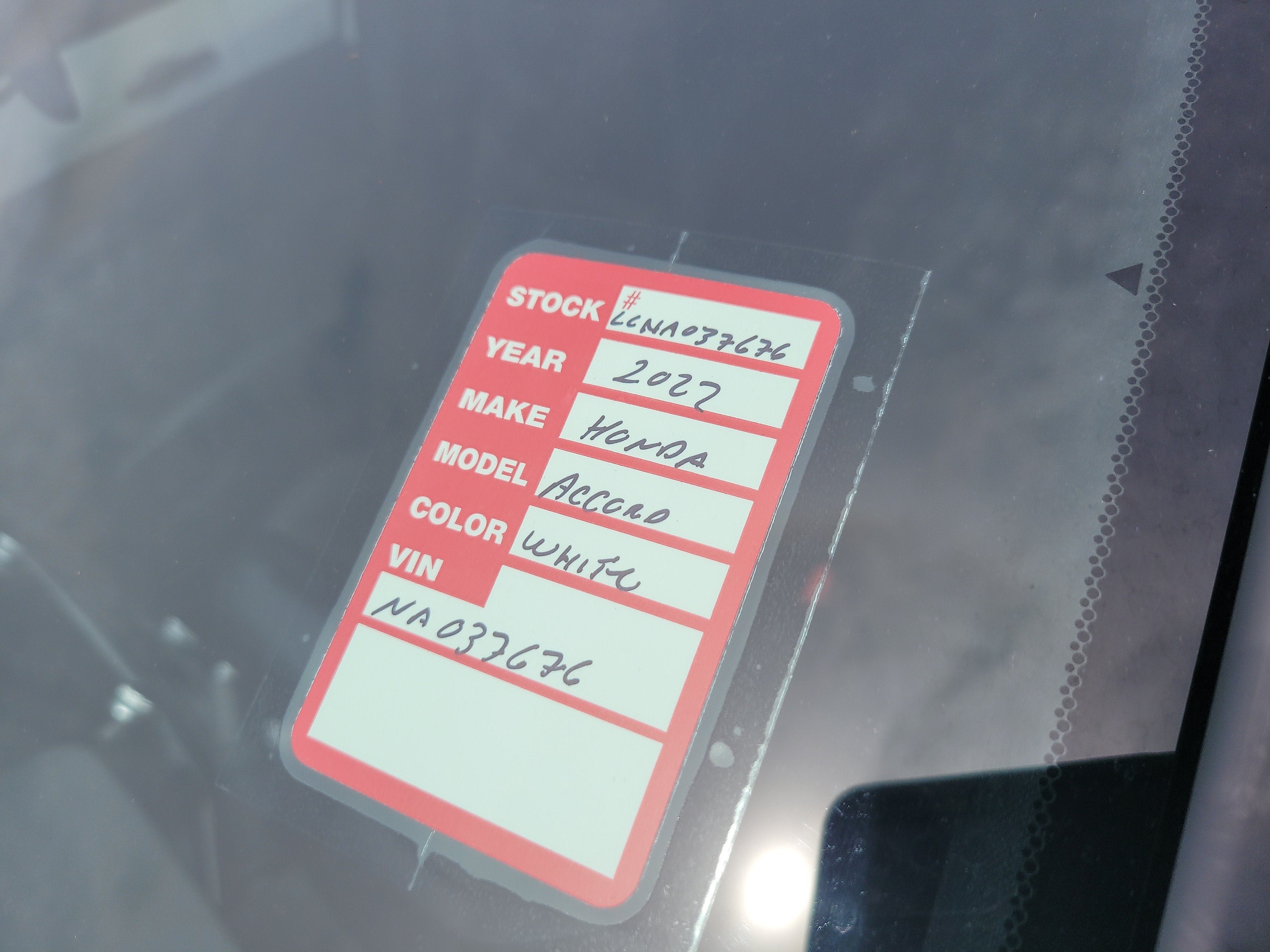 2022 Honda Accord Sedan Sport