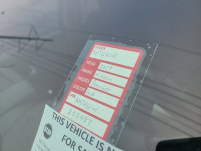 2019 Nissan Frontier SV