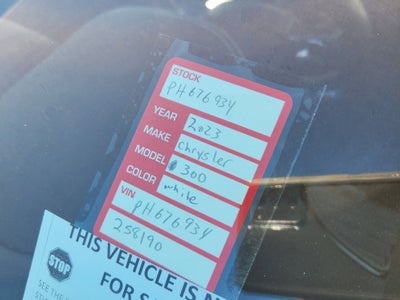 2023 Chrysler 300 300S