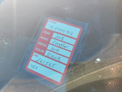 2018 Chrysler 300 300S