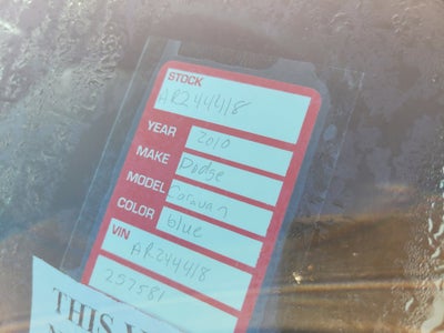 2010 Dodge Grand Caravan SE