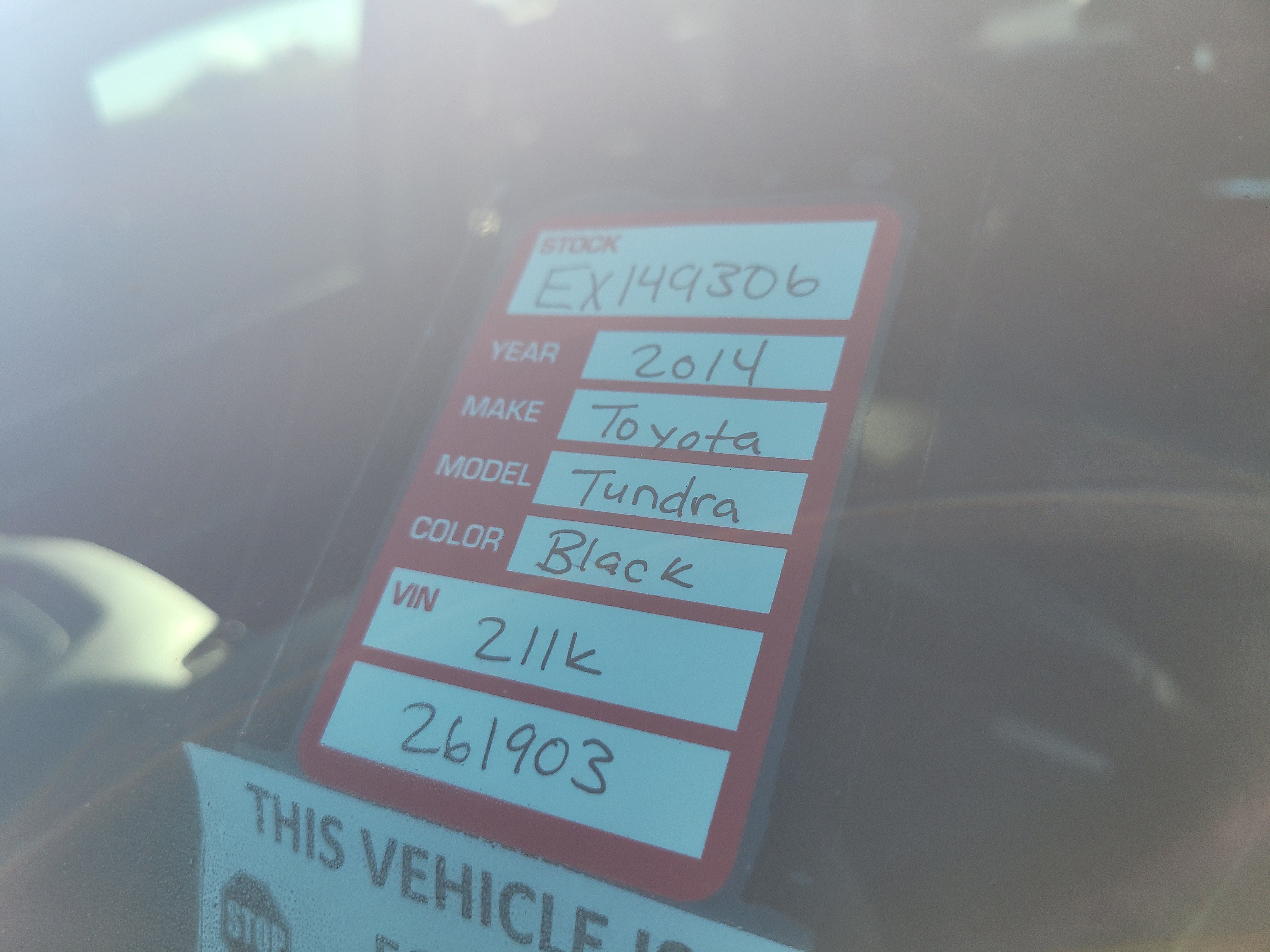 2014 Toyota Tundra 2WD Truck 1794