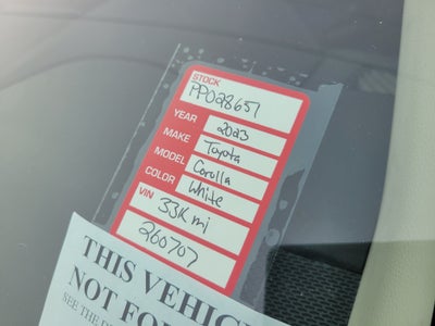 2023 Toyota Corolla LE