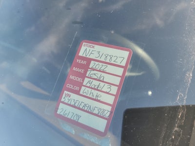 2022 Tesla Model 3 Base