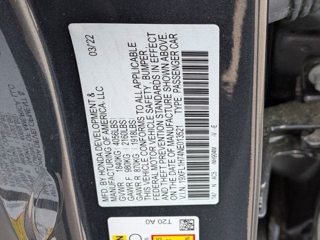 2022 Honda Civic Hatchback EX-L