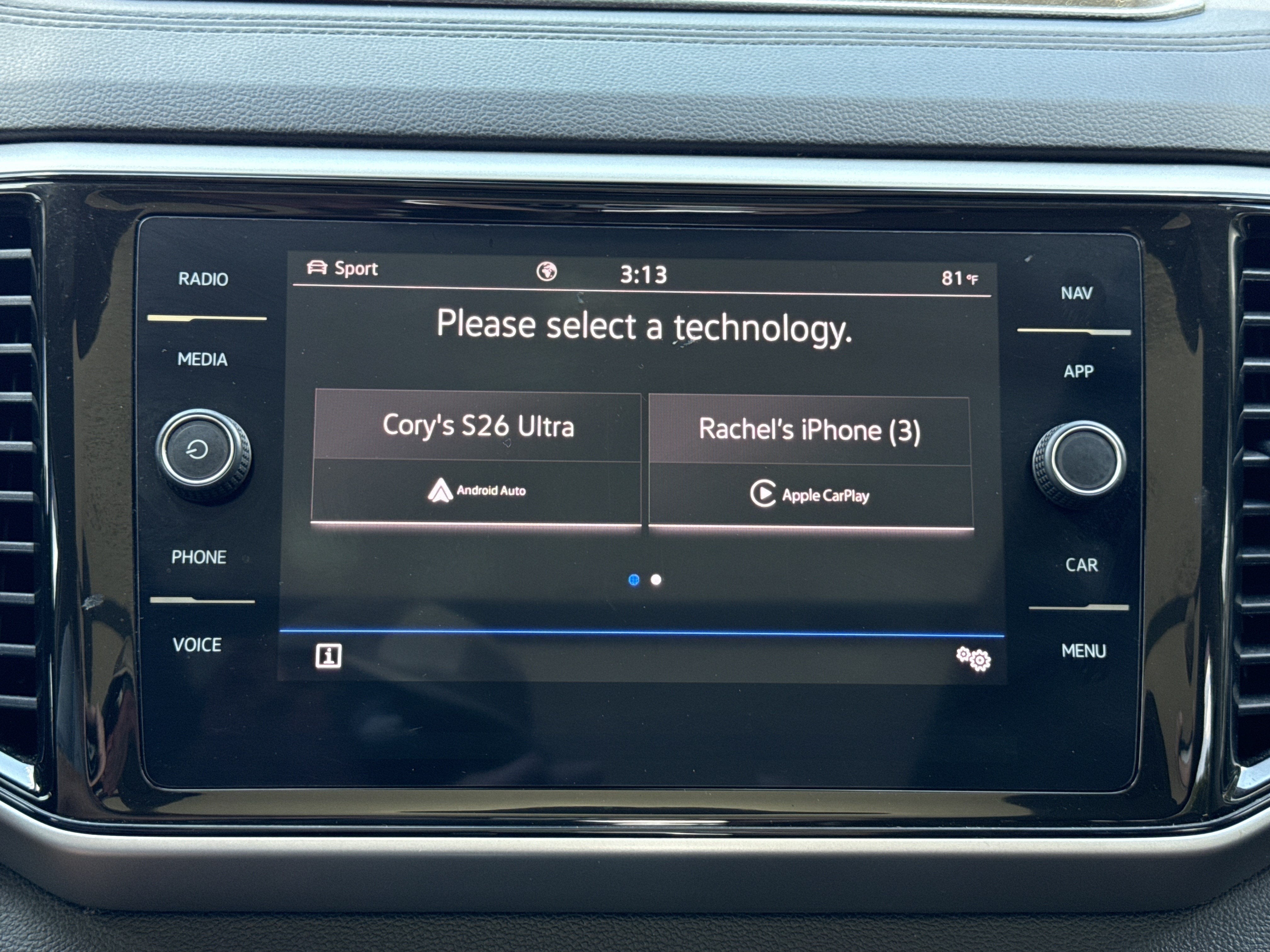2023 Volkswagen Atlas 3.6L V6 SEL R-Line Black