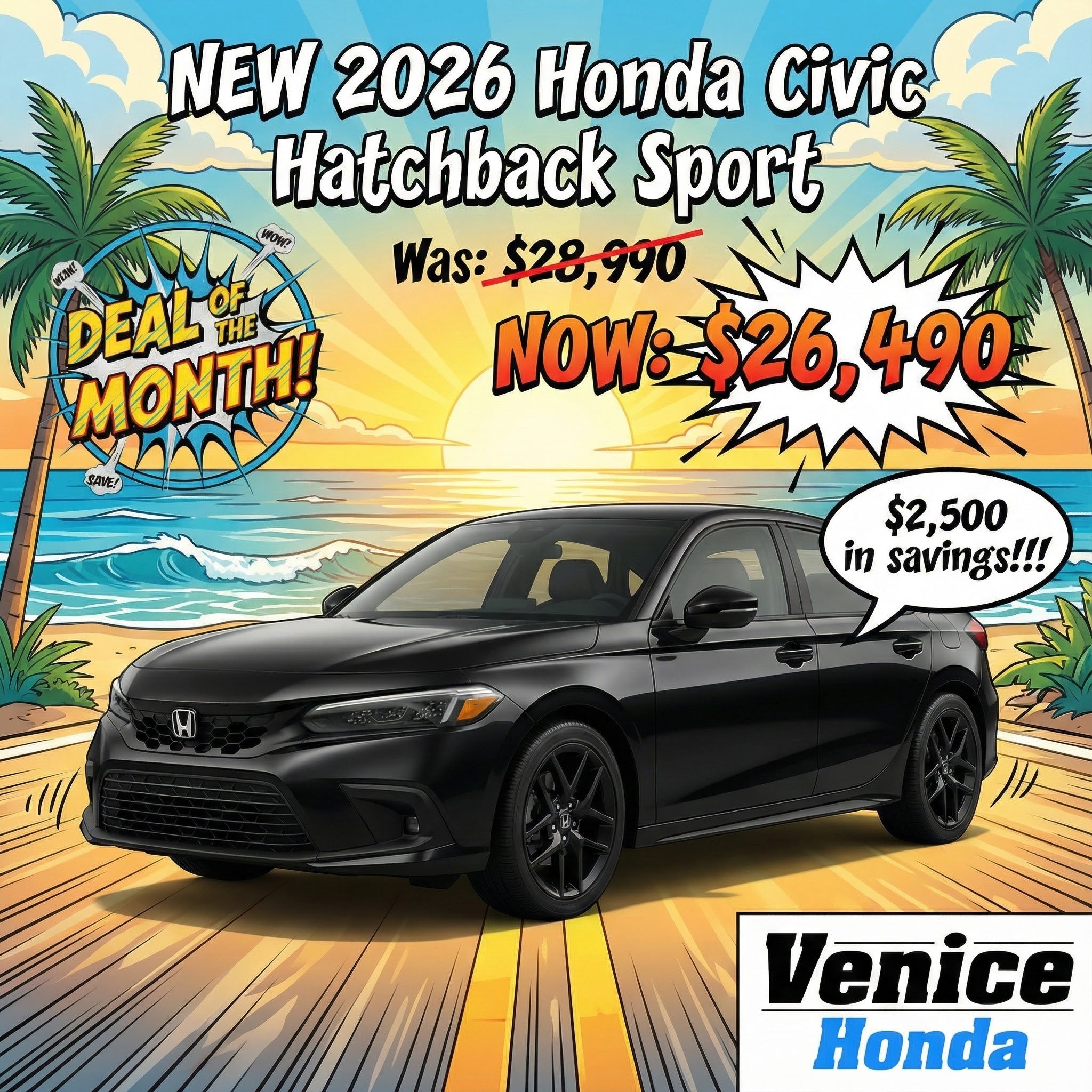 2026 Honda Civic Hatchback Sport