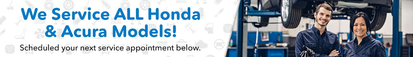 express service - we service all honda and acura models banner